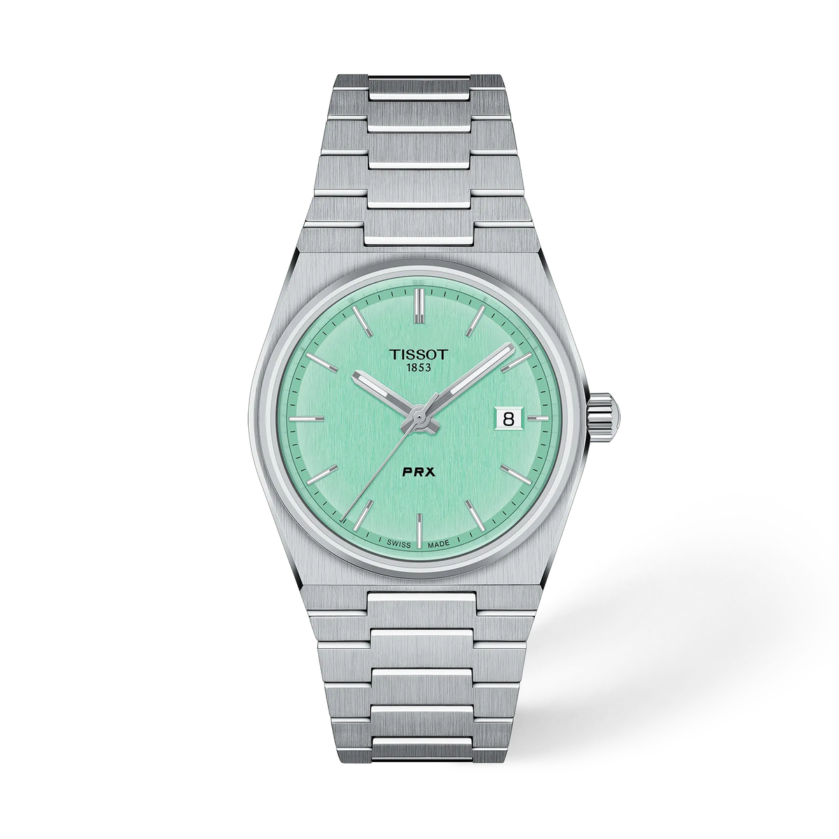 Reloj Tissot PRX 35 mm Cuarzo Verde claro T137.210.11.091.00 – vista frontal
