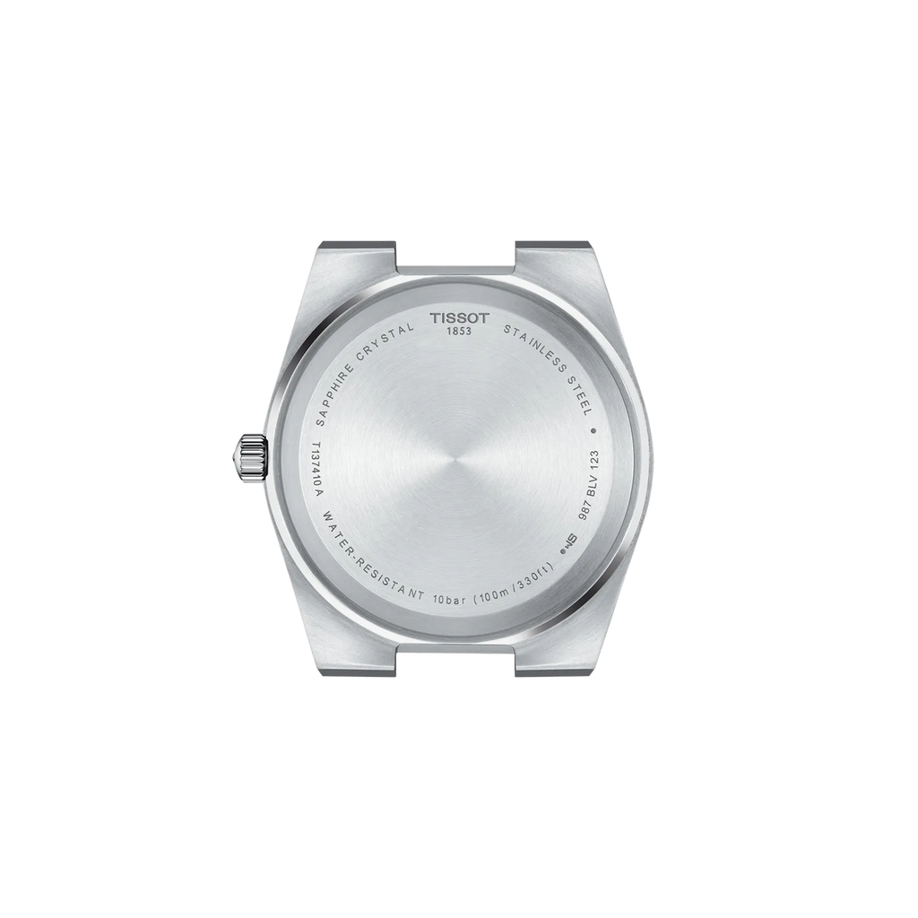Reloj Tissot PRX 40 mm Cuarzo Azul T137.410.16.041.00 – vista posterior