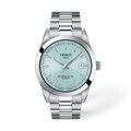 T127.407.11.351.00 — Vista frontal del reloj Tissot Gentleman 40mm con sombra