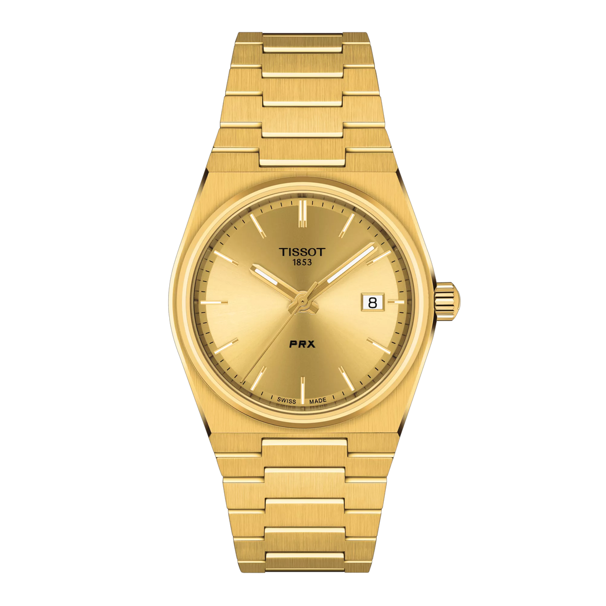 Reloj Tissot PRX 35 mm Cuarzo Dorado T137.210.33.021.00 – vista oficial 5