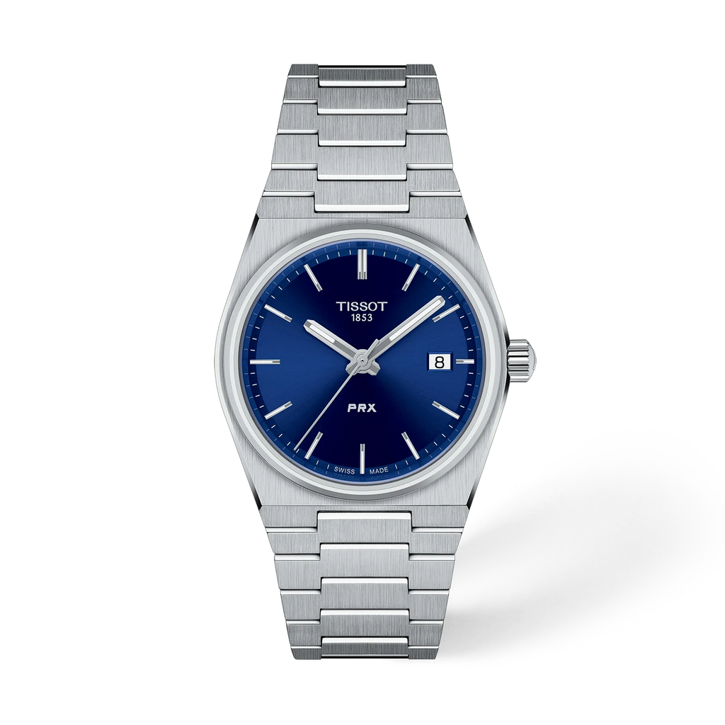 Reloj Tissot PRX 35mm Cuarzo Unisex Azul T137.210.11.041.00 – vista frontal