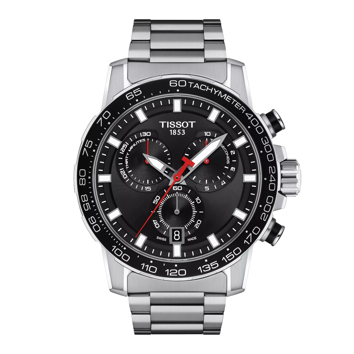 Reloj Tissot Supersport Chrono 45.5mm Cuarzo Cronógrafo Hombre Negro T125.617.11.051.00 – vista oficial 5