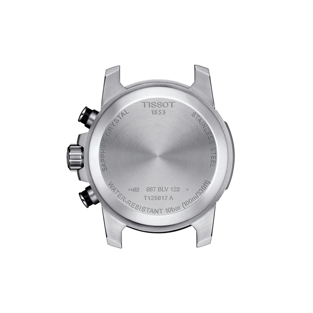 Reloj Tissot Supersport Chrono 45.5mm Cuarzo Cronógrafo Hombre Negro T125.617.11.051.00 – vista posterior