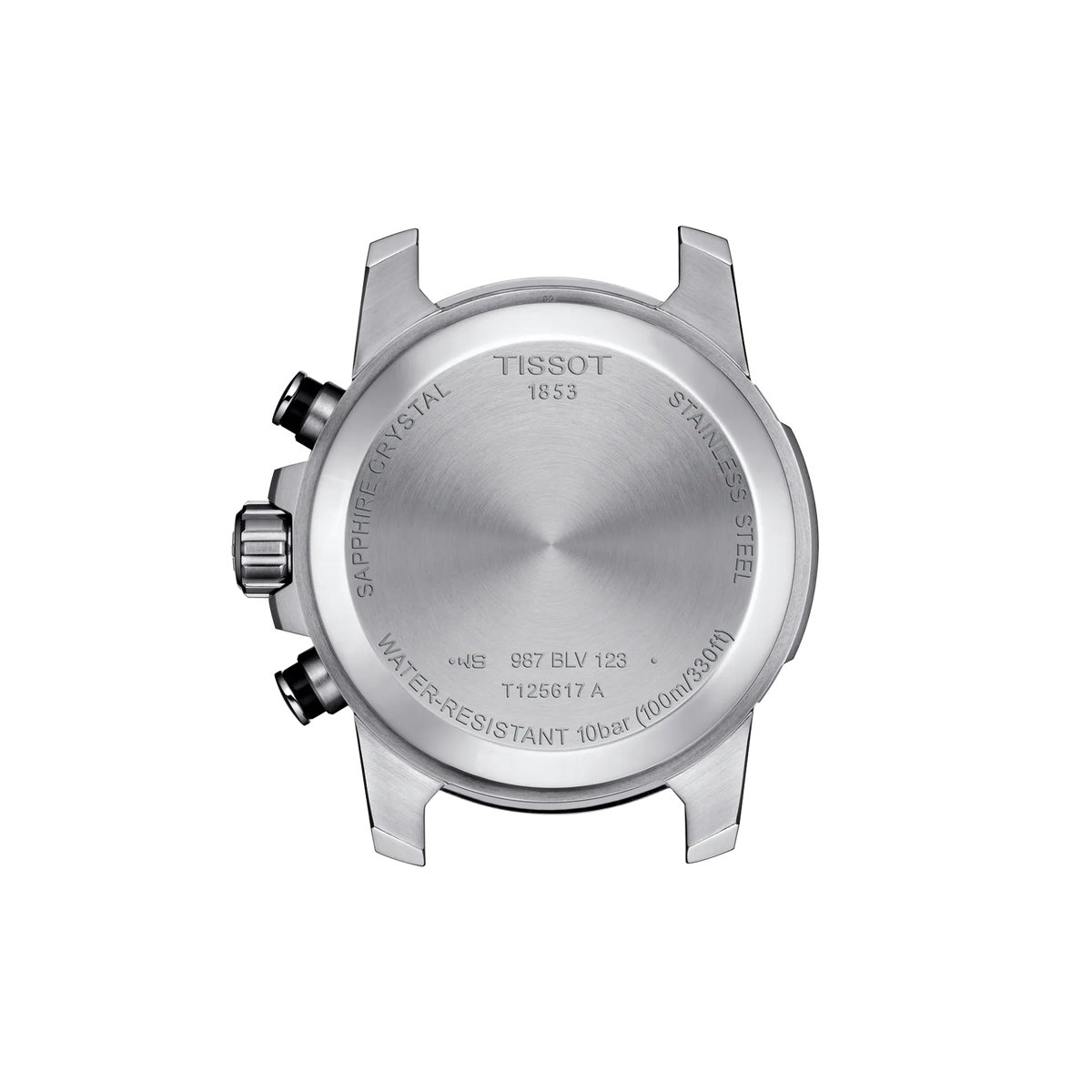Reloj Tissot Supersport Chrono 45.5mm Cuarzo Cronógrafo Hombre Negro T125.617.11.051.00 – vista posterior
