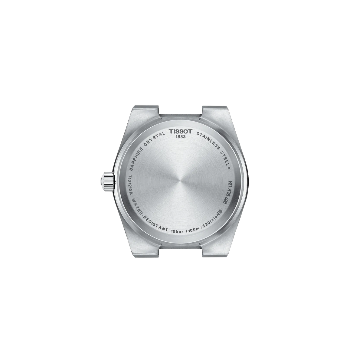 Reloj Tissot PRX 35mm Cuarzo Unisex Plata T137.210.11.031.00 – vista posterior