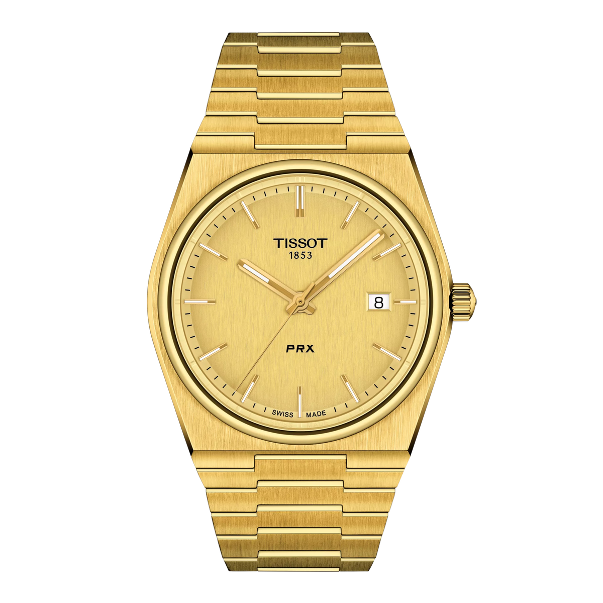 Reloj Tissot PRX 40 mm Cuarzo Dorado T137.410.33.021.00 – vista oficial 5