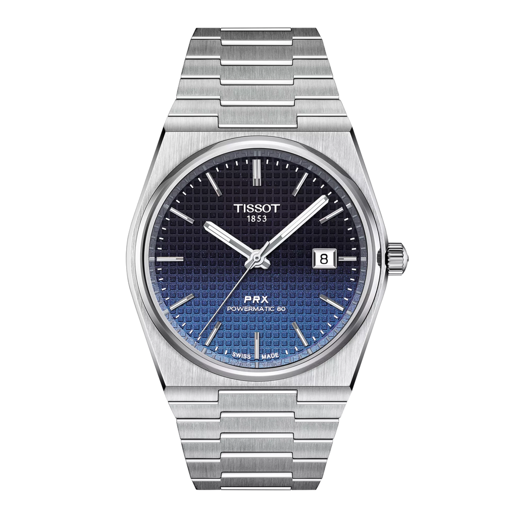 Reloj Tissot PRX Powermatic 80 40 mm Automático Azul degradado T137.407.11.051.01 – vista oficial 5