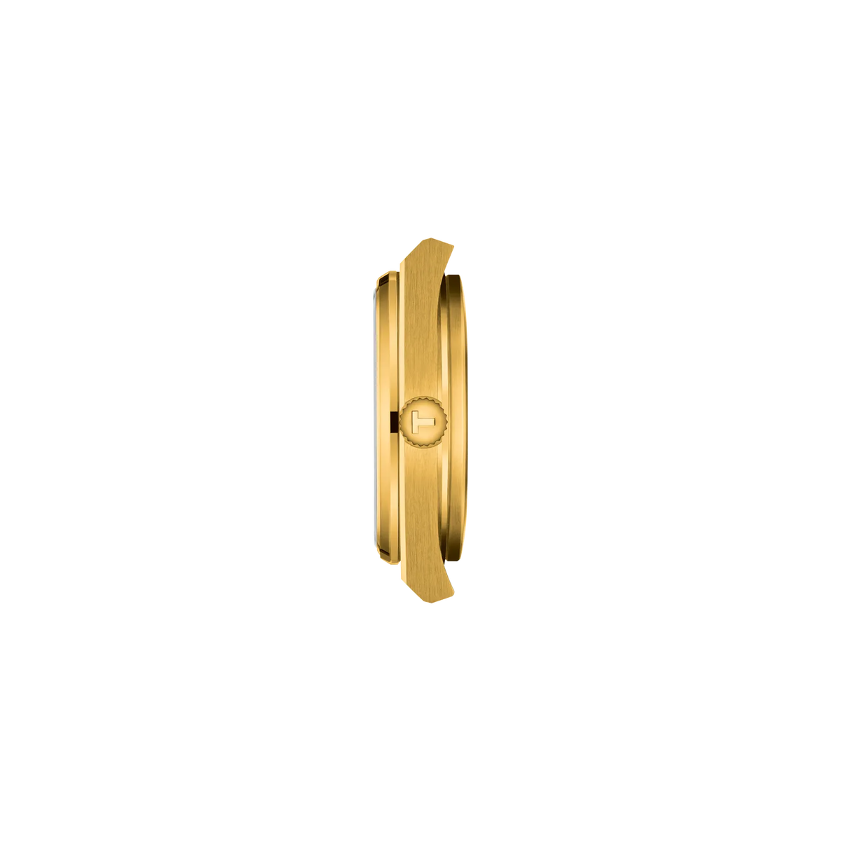 Reloj Tissot PRX 35 mm Cuarzo Dorado T137.210.33.021.00 – vista de perfil