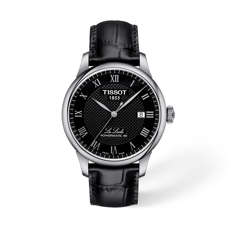 T006.407.16.053.00 — Vista frontal del reloj Tissot Le Locle 39.3mm con sombra