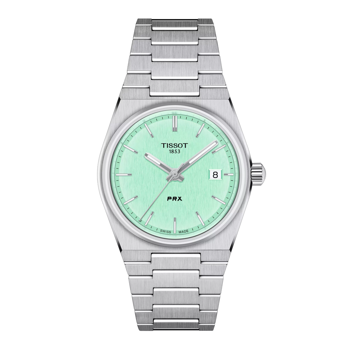 Reloj Tissot PRX 35 mm Cuarzo Verde claro T137.210.11.091.00 – vista oficial 6