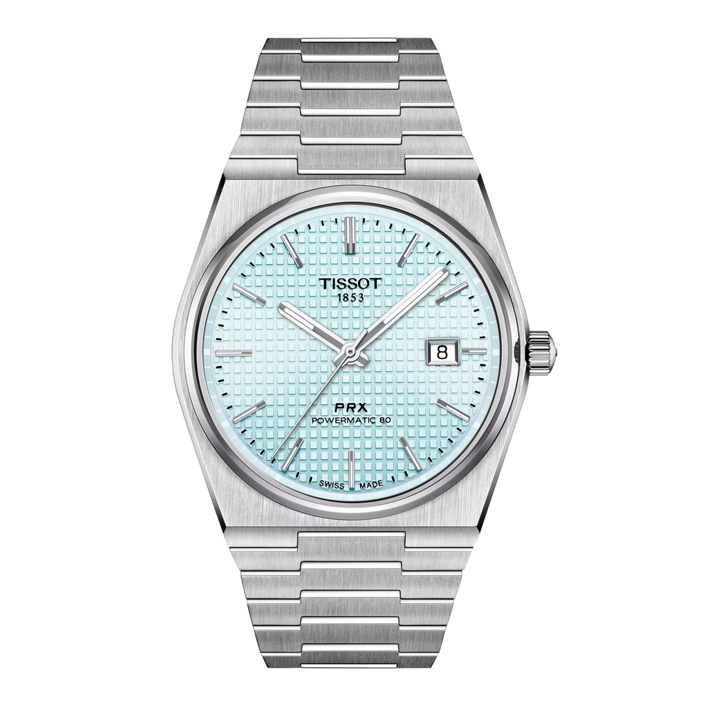 Reloj Tissot PRX Powermatic 80 40 mm Automático Azul hielo T137.407.11.351.00 – vista oficial 5