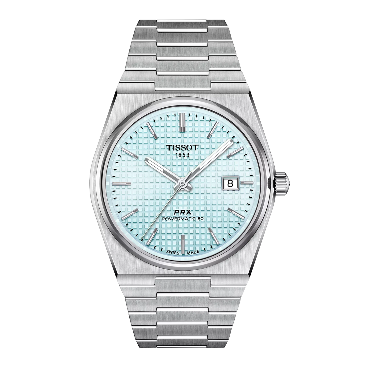 Reloj Tissot PRX Powermatic 80 40 mm Automático Azul hielo T137.407.11.351.00 – vista oficial 5