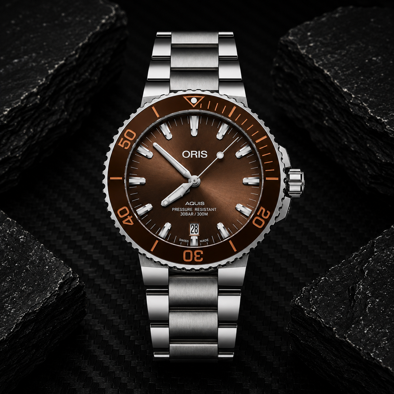 Oris Aquis Date Brown 43.5 mm