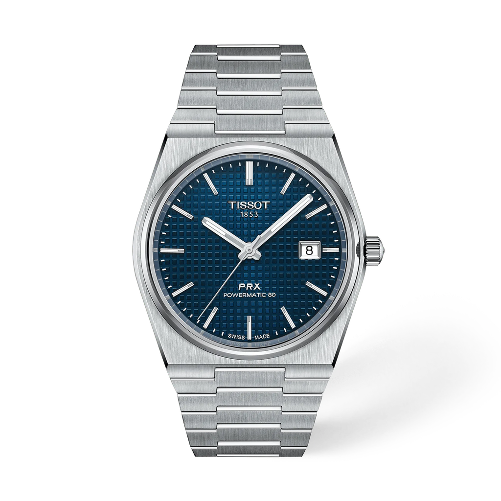Reloj Tissot PRX Powermatic 80 40mm Automático Hombre Azul T137.407.11.041.00 – vista frontal