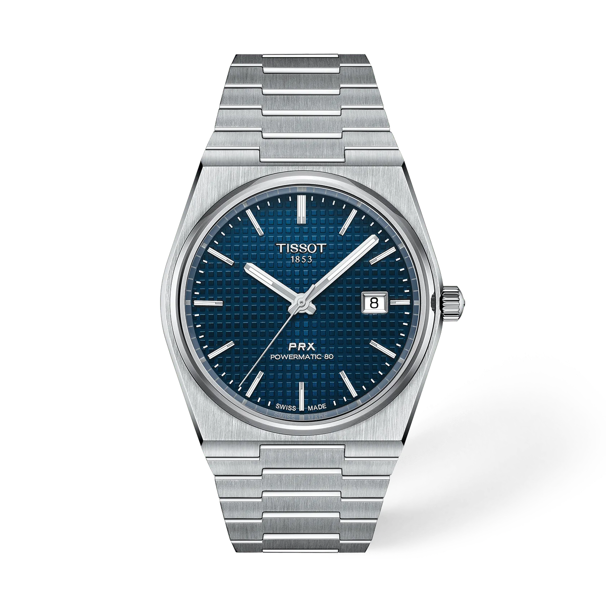 Reloj Tissot PRX Powermatic 80 40mm Automático Hombre Azul T137.407.11.041.00 – vista frontal