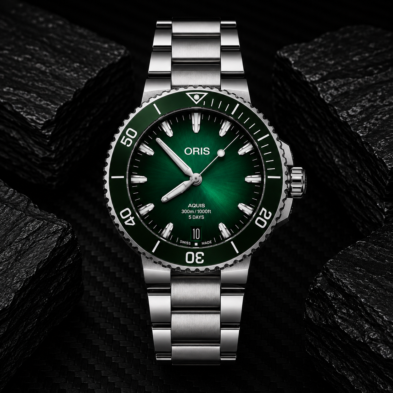 Oris Aquis Date Green 43.5 mm