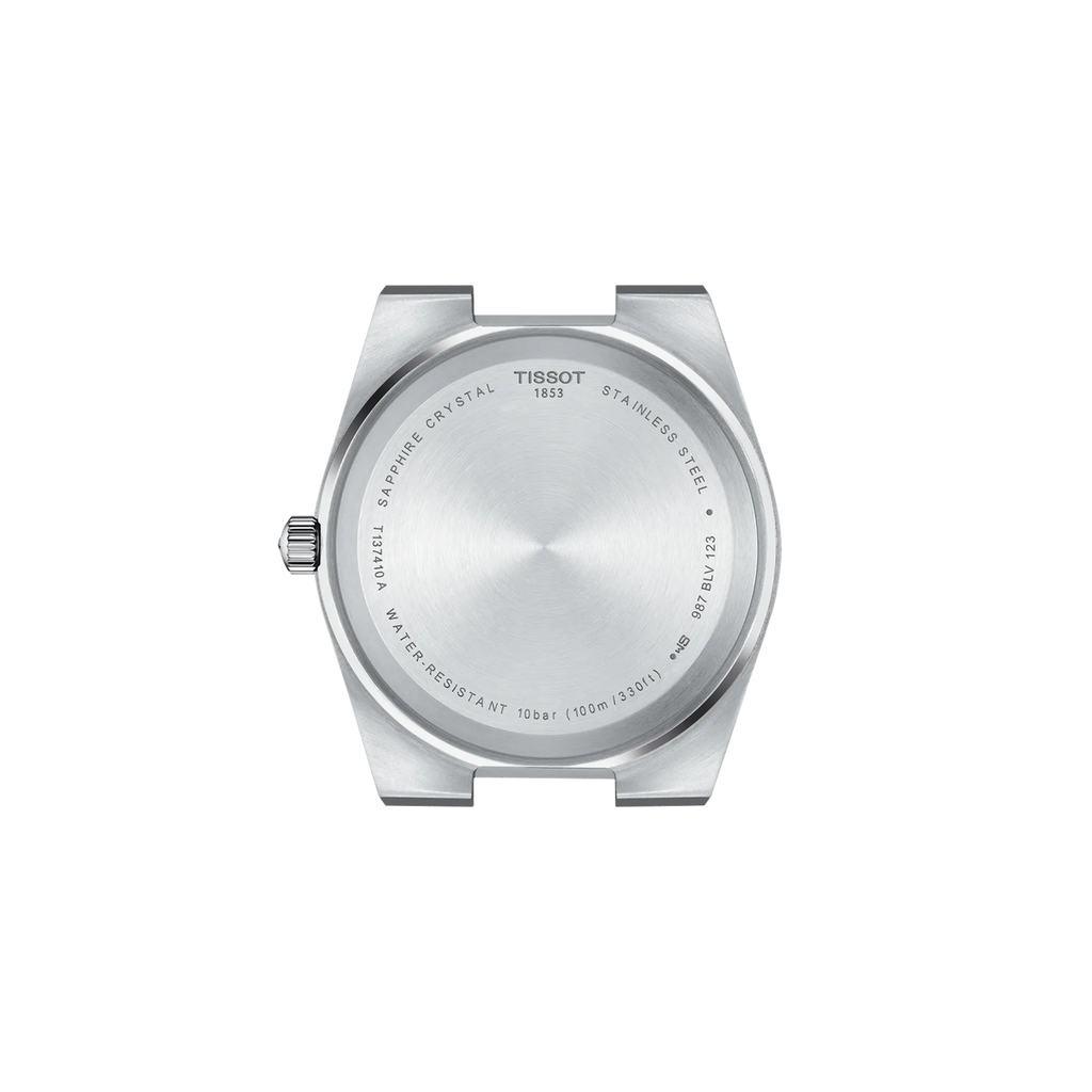 Reloj Tissot PRX 40mm Cuarzo Hombre Plata T137.410.11.031.00 – vista posterior