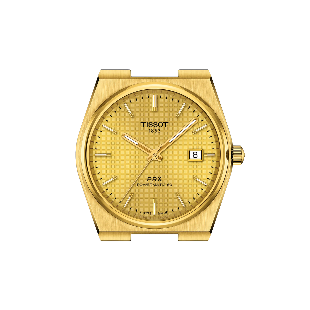 Reloj Tissot PRX Powermatic 80 40 mm Automático Champán T137.407.33.021.00 – vista oficial 6