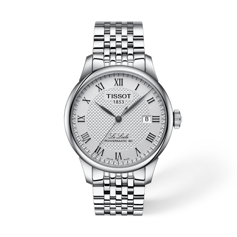 T006.407.11.033.00 — Vista frontal del reloj Tissot Le Locle 39.3mm con sombra