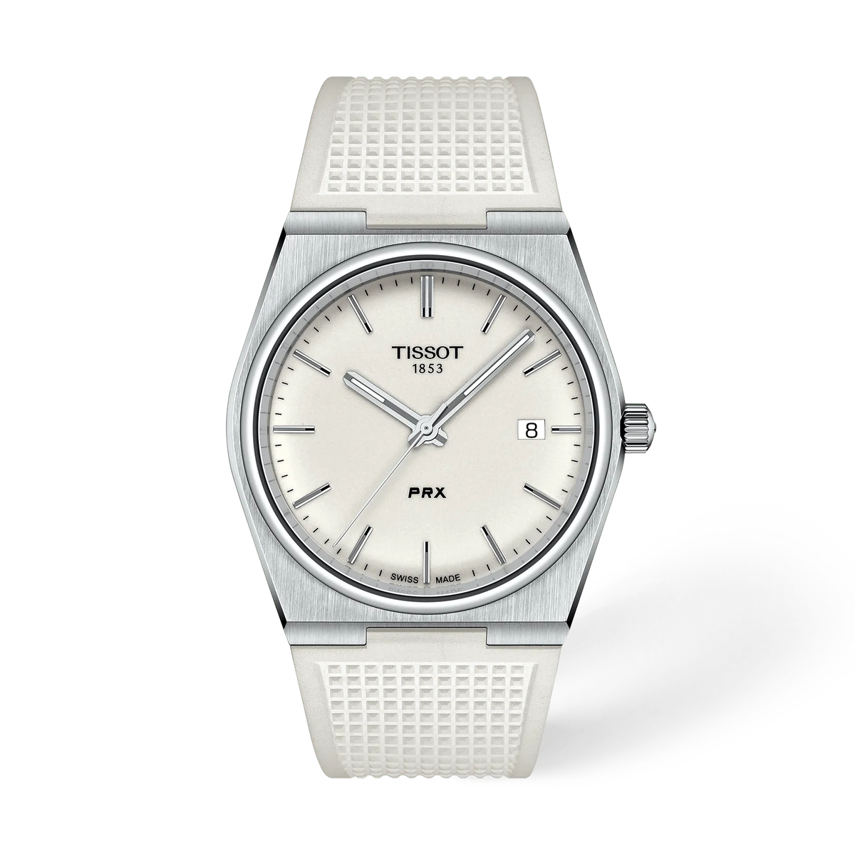 Reloj Tissot PRX 40 mm Cuarzo Blanco T137.410.17.011.00 – vista frontal