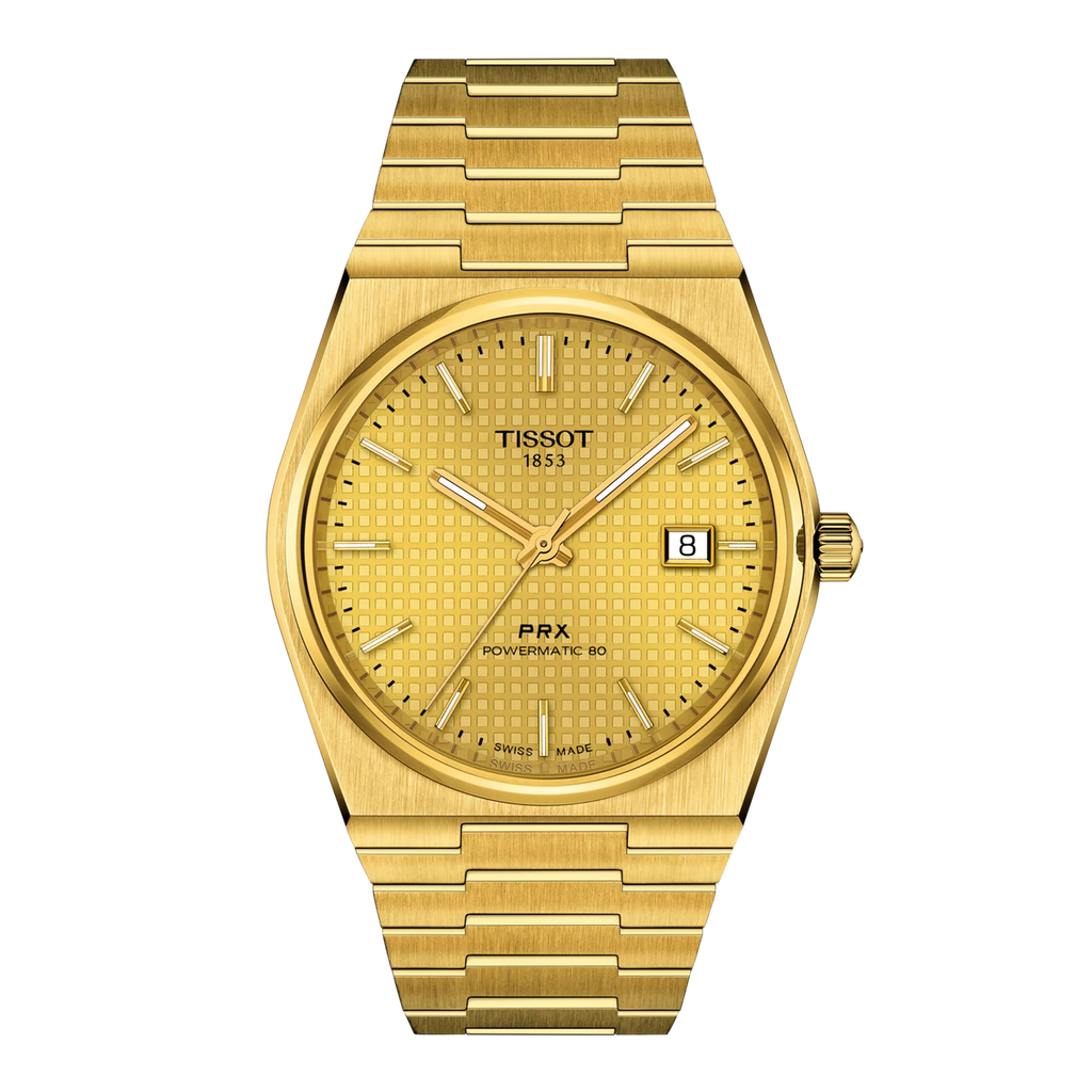 Reloj Tissot PRX Powermatic 80 40 mm Automático Champán T137.407.33.021.00 – vista oficial 5
