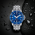 Reloj Tissot Seastar 1000 Powermatic 80 43mm Automático Hombre Azul T120.407.11.041.00