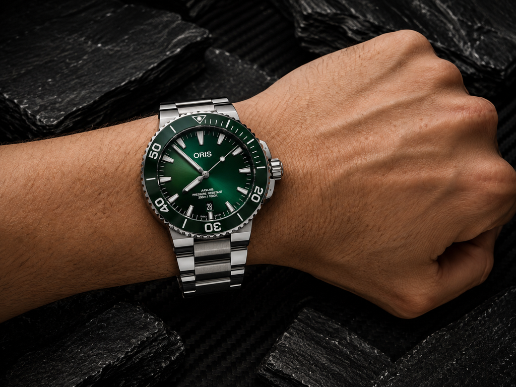 Oris Aquis Date Green 43.5 mm