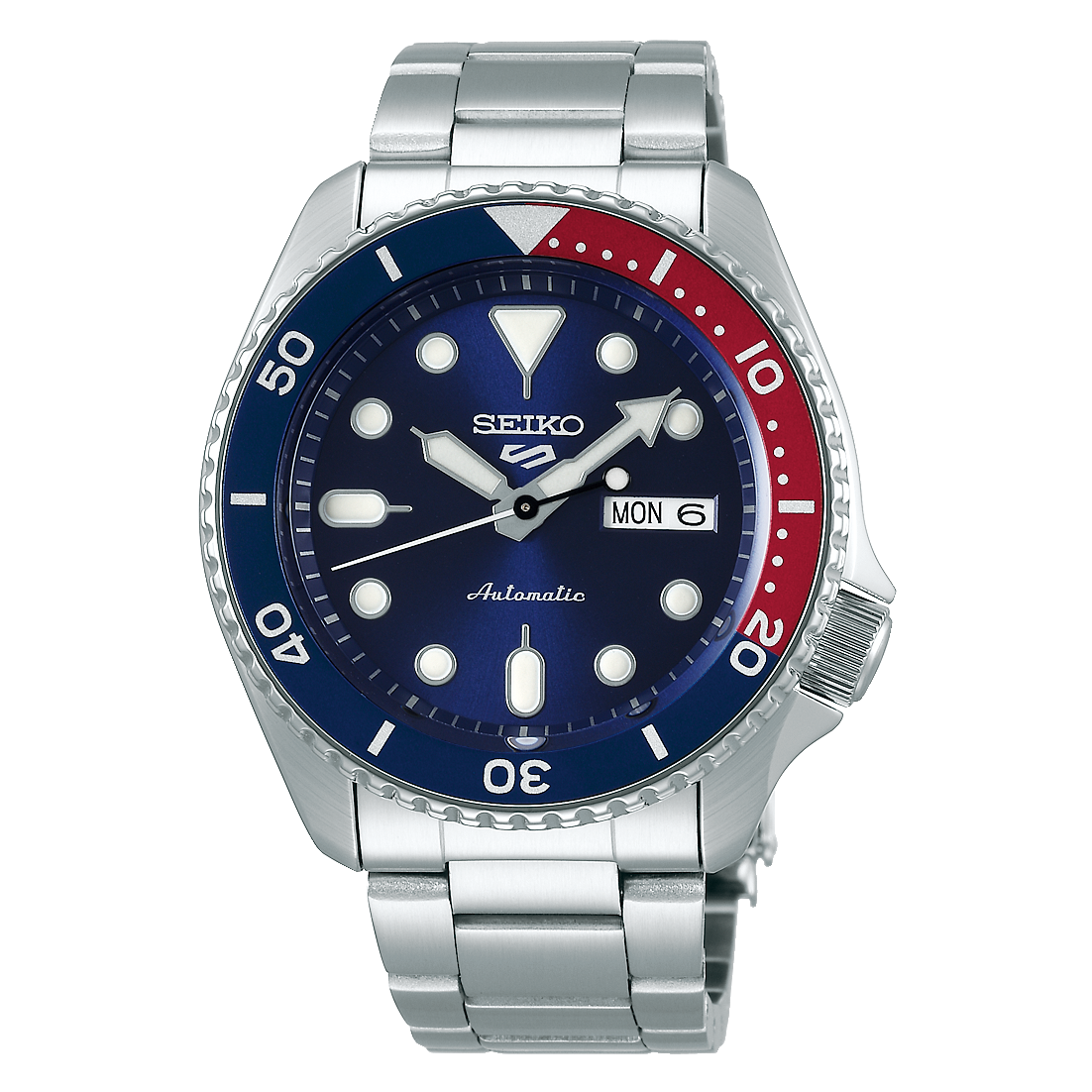 Reloj Seiko 5 Sports SRPD53K1 Automático Hombre Azul Rojo – imagen oficial Seiko