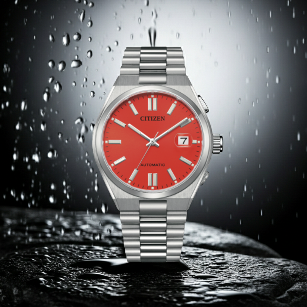 Reloj Citizen Tsuyosa Pantone NJ0158-89W Automático Edición Limitada Rojo