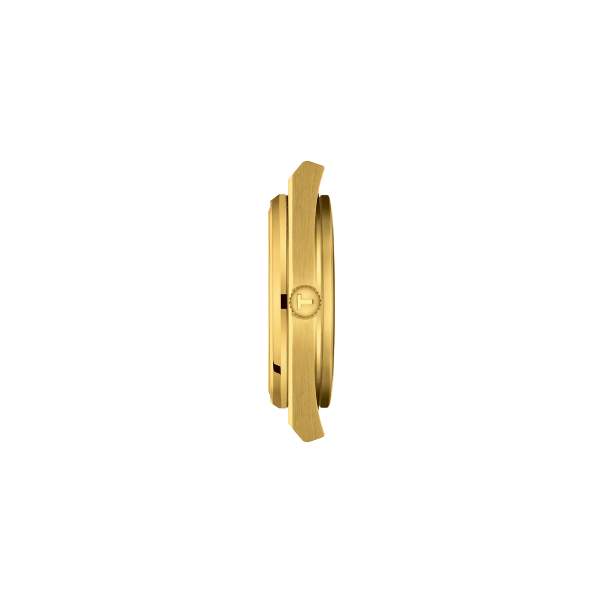 Reloj Tissot PRX 40 mm Cuarzo Dorado T137.410.33.021.00 – vista de perfil