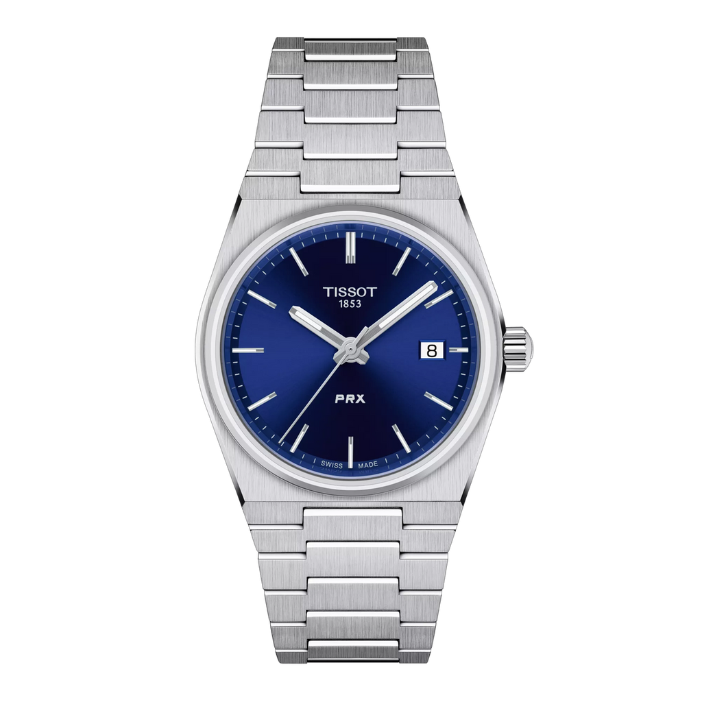 Reloj Tissot PRX 35mm Cuarzo Unisex Azul T137.210.11.041.00 – vista oficial 6