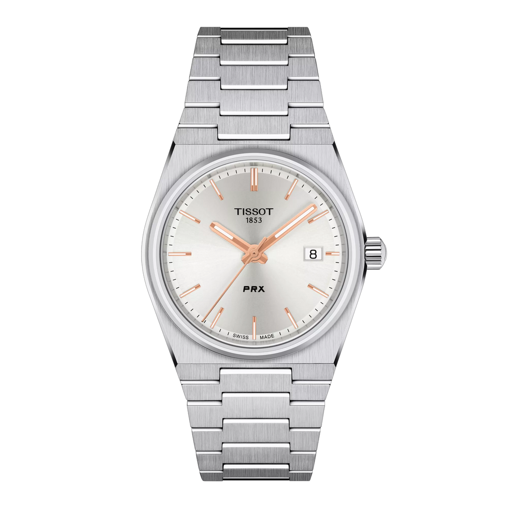 Reloj Tissot PRX 35mm Cuarzo Unisex Plata T137.210.11.031.00 – vista oficial 5