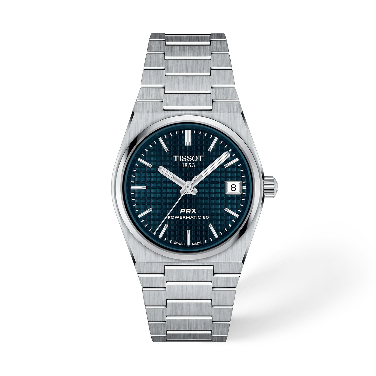 Reloj Tissot PRX Powermatic 80 35 mm Automático Azul T137.207.11.041.00 – vista frontal
