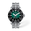 T120.407.11.091.01 — Vista frontal del reloj Tissot Seastar 1000 43mm con sombra