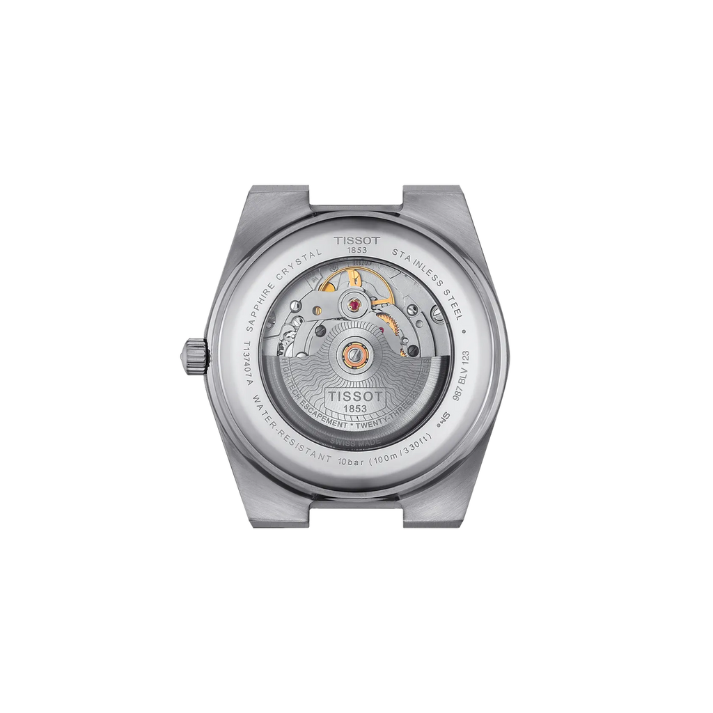 Reloj Tissot PRX Powermatic 80 40mm Automático Hombre Azul T137.407.11.041.00 – vista posterior