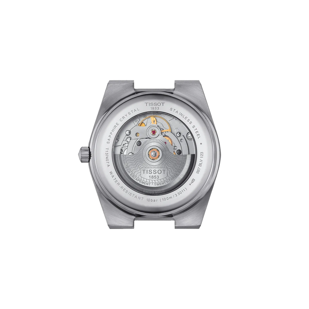 Reloj Tissot PRX Powermatic 80 40mm Automático Hombre Verde T137.407.11.091.00 – vista posterior