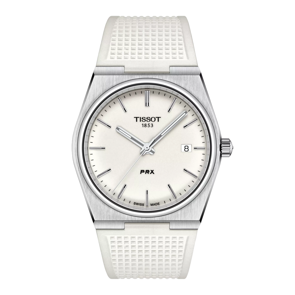 Reloj Tissot PRX 40 mm Cuarzo Blanco T137.410.17.011.00 – vista oficial 6