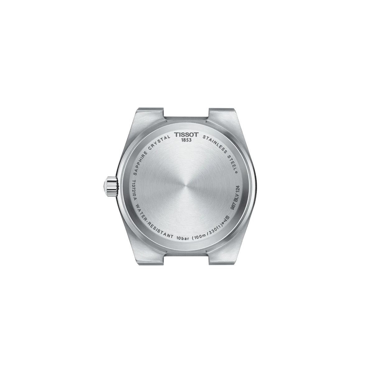 Reloj Tissot PRX 35mm Cuarzo Unisex Azul T137.210.11.041.00 – vista posterior