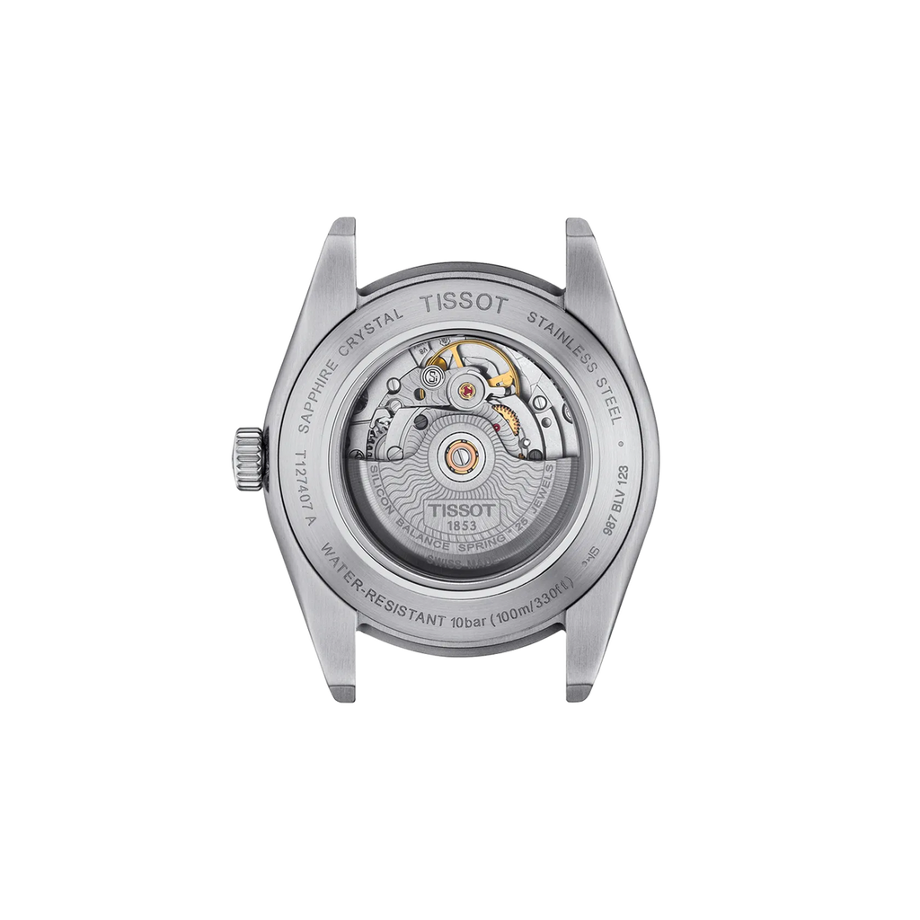 Reloj Tissot Gentleman Powermatic 80 40mm Automático Hombre Azul T127.407.11.041.00 – vista posterior