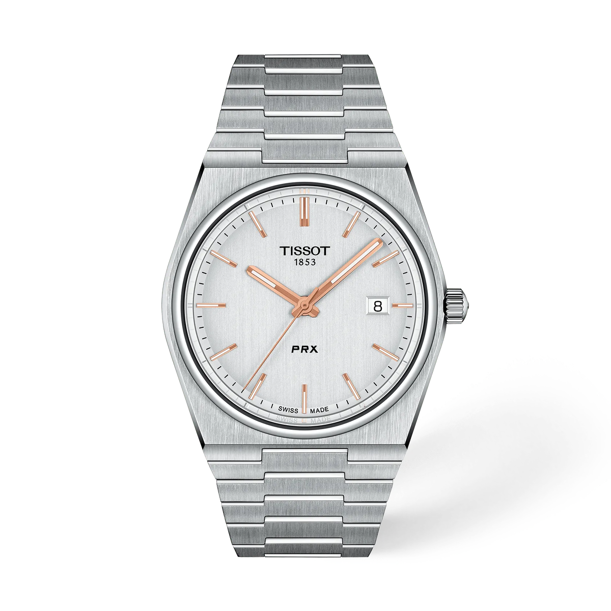 Reloj Tissot PRX 40mm Cuarzo Hombre Plata T137.410.11.031.00 – vista frontal