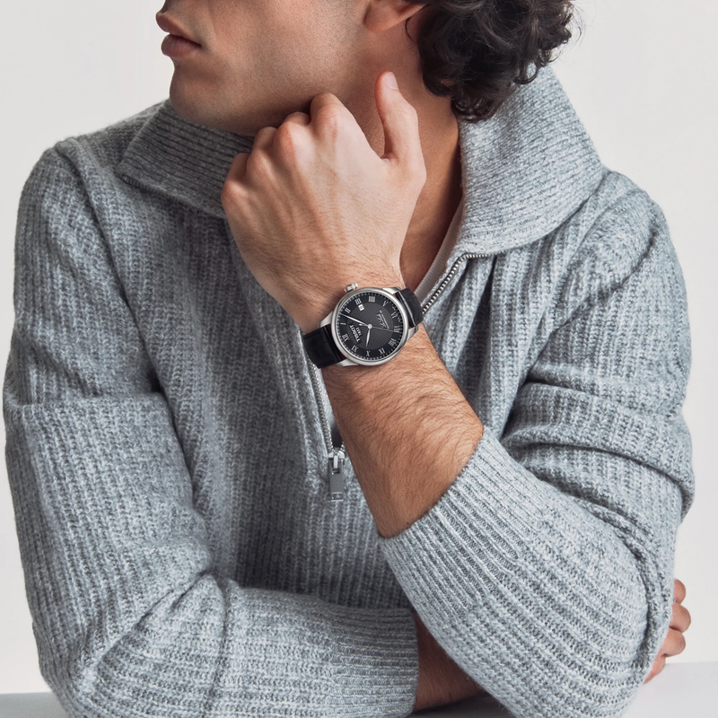 T006.407.16.053.00 — Simulación del reloj Tissot Le Locle 39.3mm en una muñeca