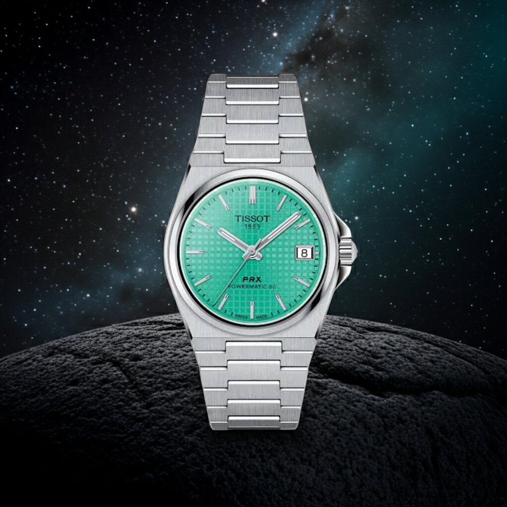 Montre Tissot PRX Powermatic 80 35 mm Automatique Vert clair T137.207.11.091.01