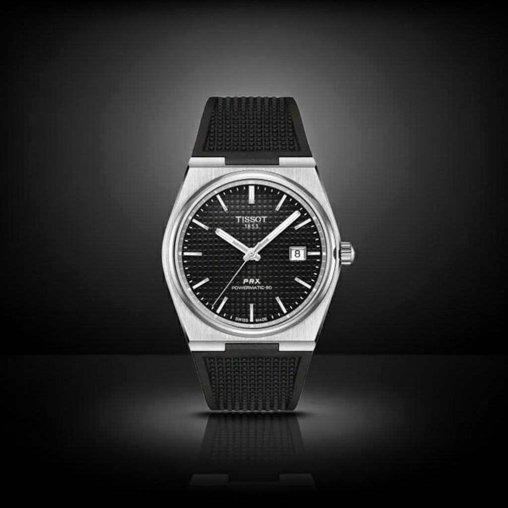 Tissot PRX Powermatic 80 40mm Automatic Black Watch T137.407.17.051.00