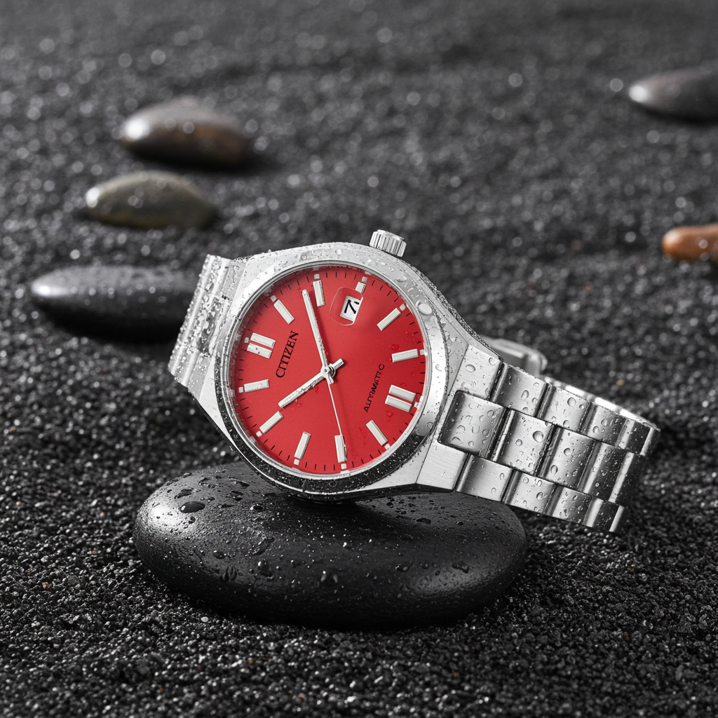Reloj Citizen Tsuyosa Pantone NJ0158-89W Automático Edición Limitada Rojo